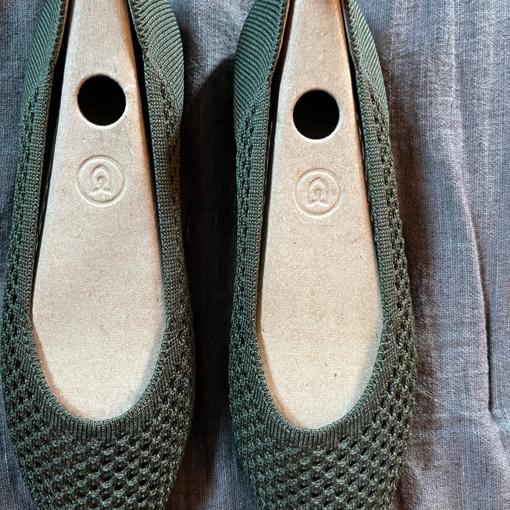 Rothy's Green Flats Comfortable Flats